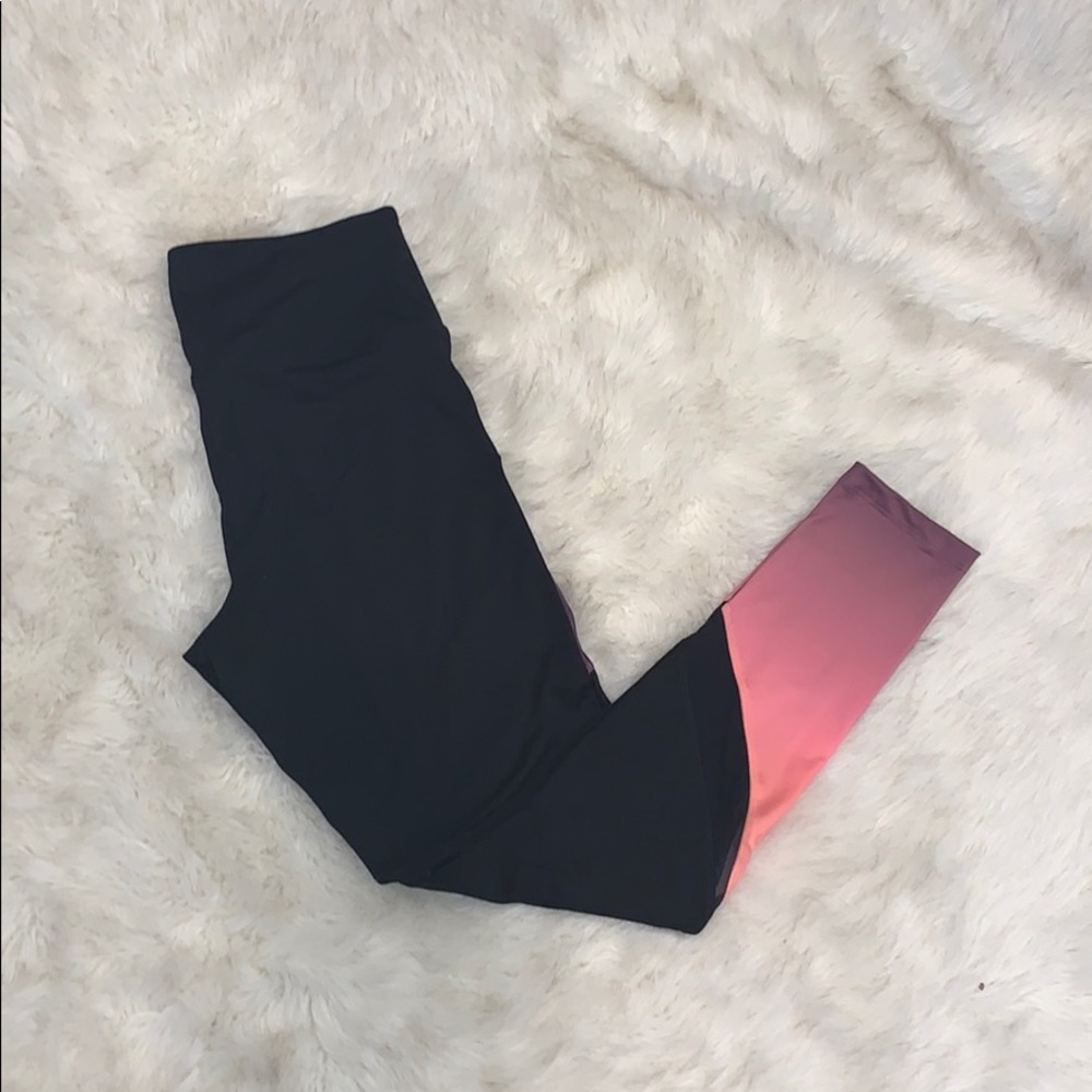 Ombre Colored Pink Leggings